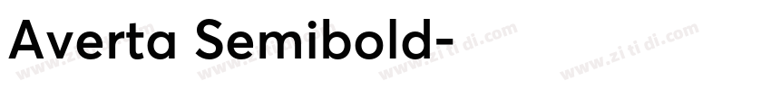 Averta Semibold字体转换 Averta Semibold字体转换